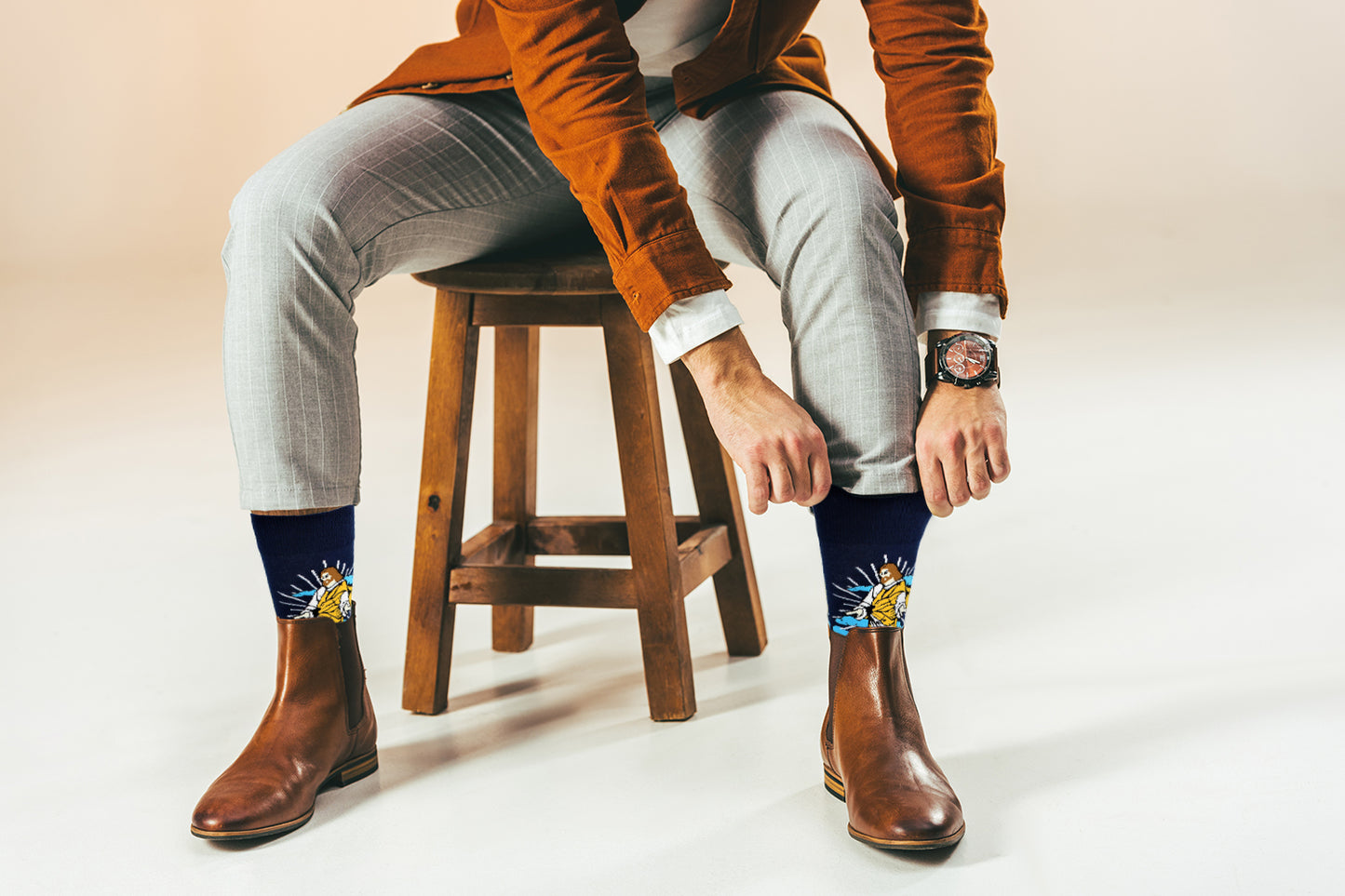 Sick Socks -Jesus – Off The Wall Casual Dress Socks